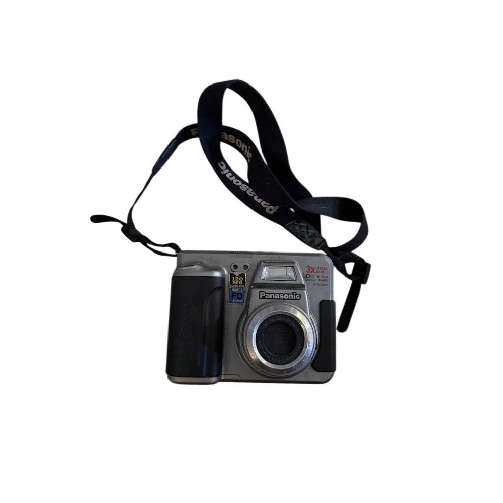 Panasonic PalmCam Compact Digital Camera Silver‎ 1.3MP 3x Zoom Vtg parts only
